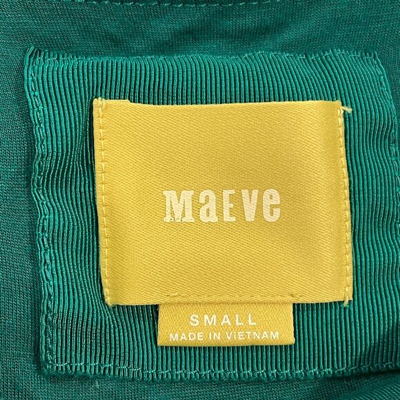 ~ Sm Anthropologie Maeve Dress Asymmetrical Cameron Green Striped Tank Boho - Picture 12 of 16